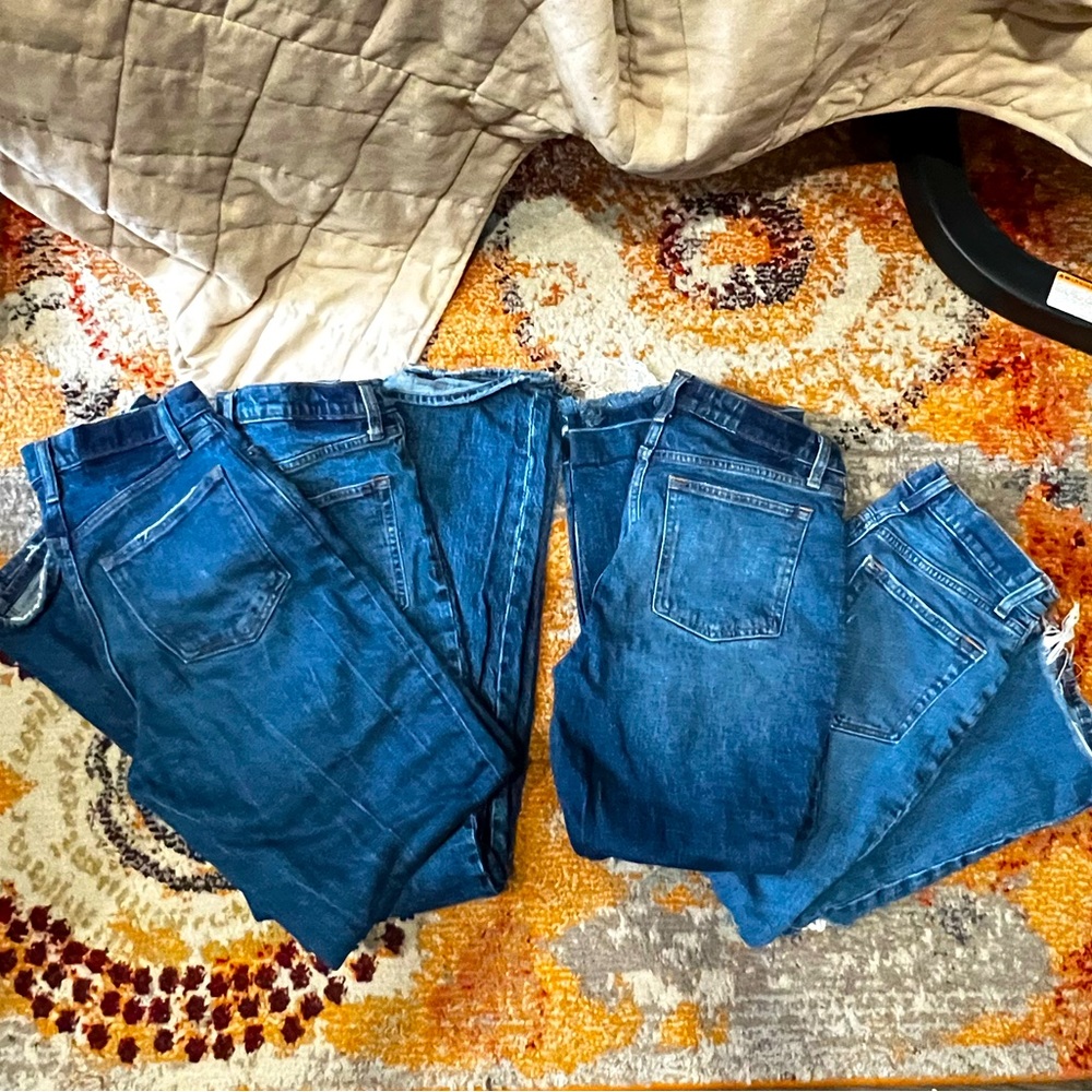 4 Pair Lot Abercrombie Jeans Size 2